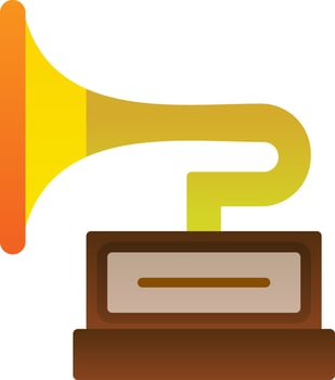 Gramophone Vector Icon Design