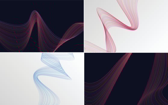 Use this pack of vector backgrounds for a professional and stylish look