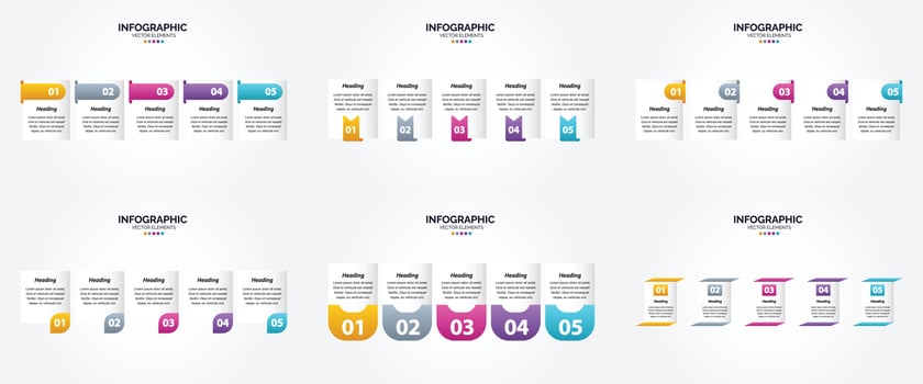 Use this vector illustration infographics set for advertising in a brochure. flyer. or magazine.