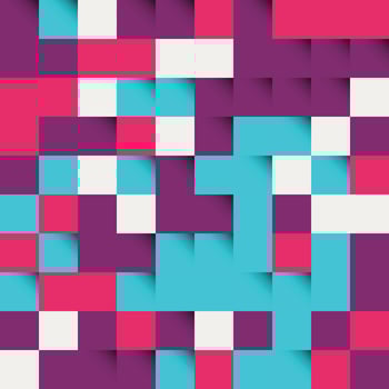 Purple and turquoise abstract squares vector background for posters. flyers. and covers