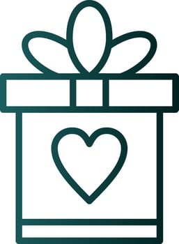 Wedding Gift Vector Icon Design