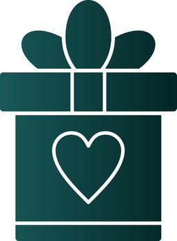 Wedding Gift Vector Icon Design