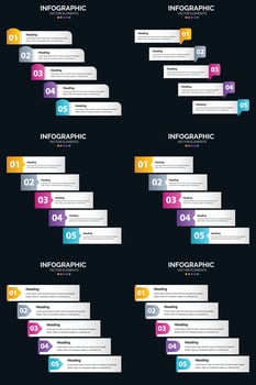 Use vector infographics to improve the effectiveness of your business presentation.