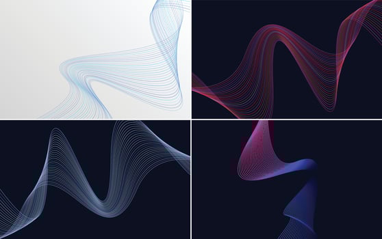 Use this pack of vector backgrounds for a stylish and professional looking presentation