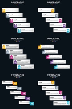 Impress your audience with professional vector infographics in your presentation.