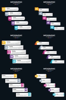 Our vector infographics pack will make your business presentation stand out.