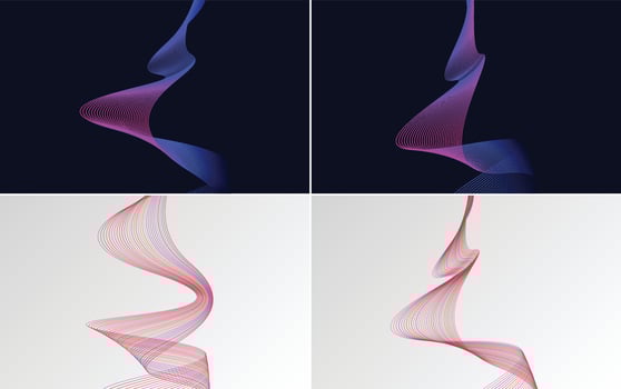 Use this pack of vector backgrounds for a professional and stylish look