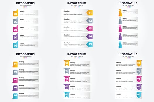 Vector illustration infographics Flat design set for advertising brochure flyer and magazine