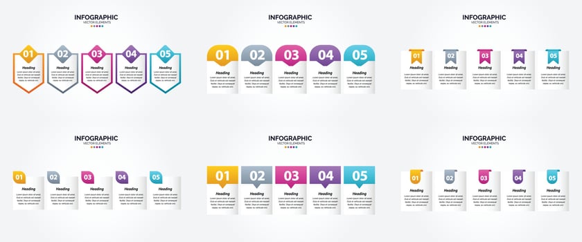 Vector illustration infographics Flat design set for advertising brochure flyer and magazine