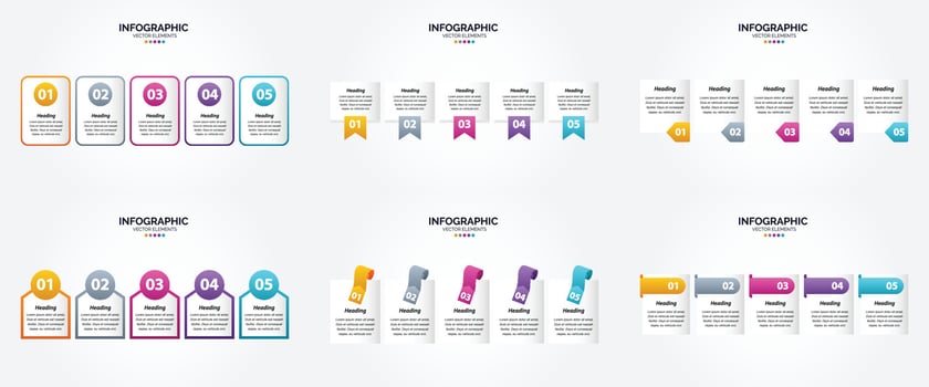 Vector illustration infographics Flat design set for advertising brochure flyer and magazine