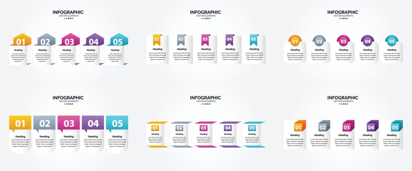 Vector illustration infographics Flat design set for advertising brochure flyer and magazine