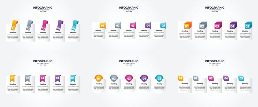 Vector illustration infographics Flat design set for advertising brochure flyer and magazine