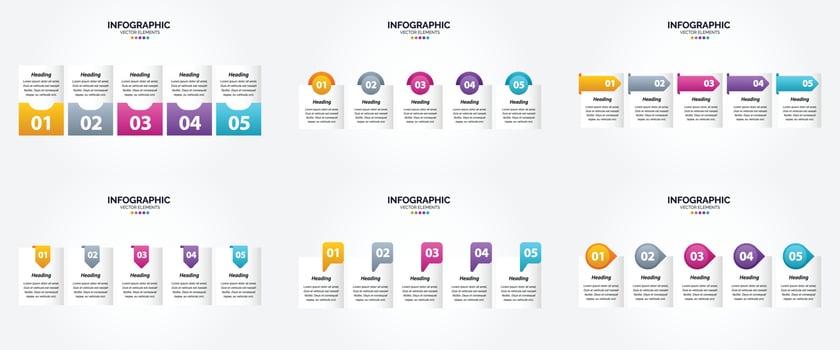 Vector illustration infographics Flat design set for advertising brochure flyer and magazine
