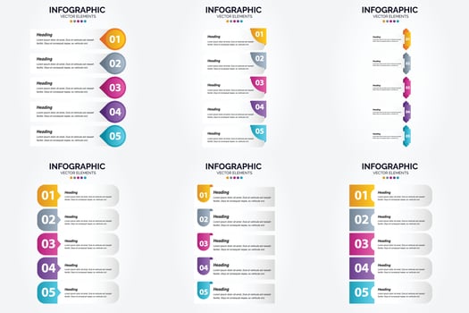 Vector illustration infographics Flat design set for advertising brochure flyer and magazine