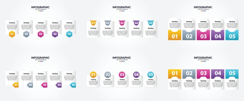 Vector illustration infographics Flat design set for advertising brochure flyer and magazine