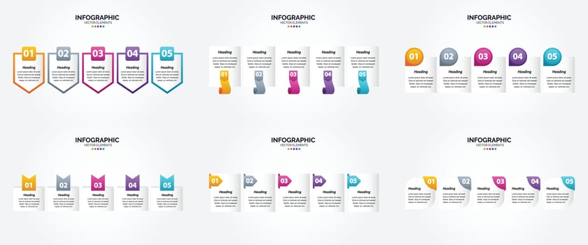 Vector illustration infographics Flat design set for advertising brochure flyer and magazine