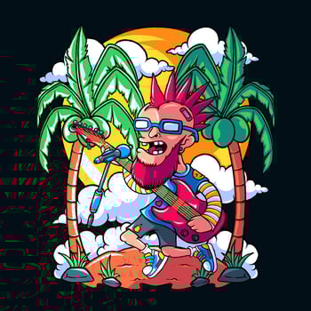 rock and roll vector