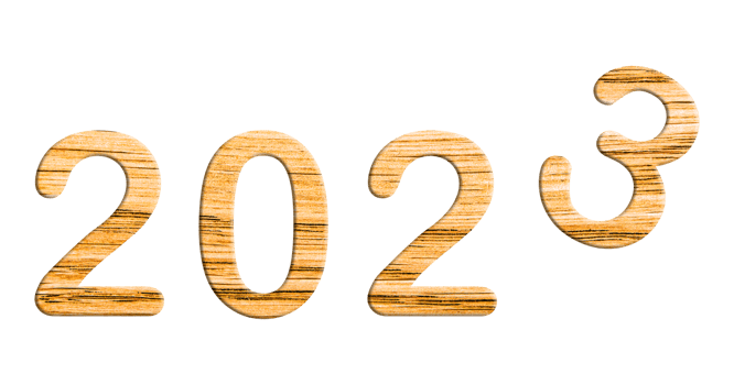 Happy New Years 2023 text png
