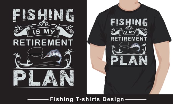 FISHING T-SHIRT DESIGN PRO VECTOR