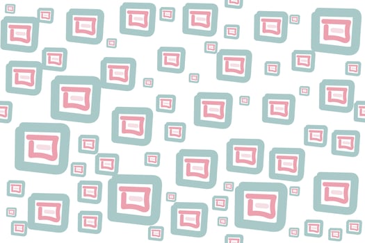 Simple flower seamless patterns vector design It is a pattern created by combining freehand. Create beautiful fabric patterns. Design for print. Using in the.