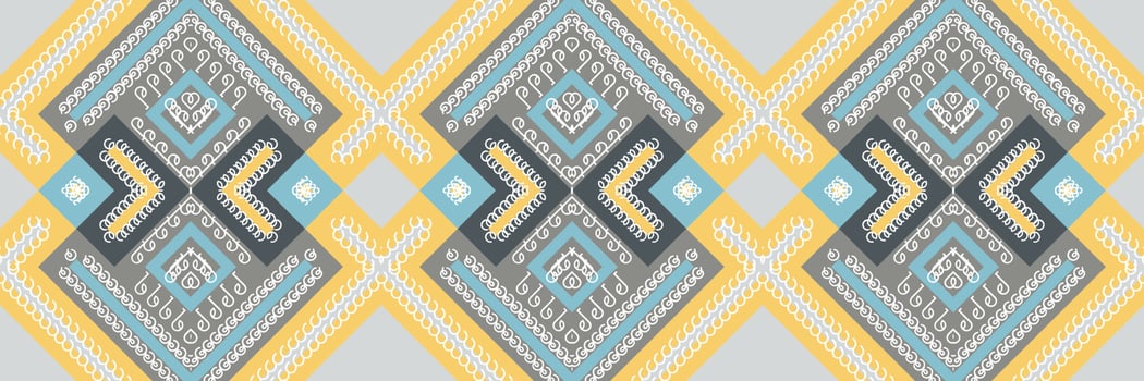 Pattern simple ethnic design in the Philippines. traditional patterned carpets It is a pattern created by combining geometric shapes. Design for print. Using in the fashion industry. vector
