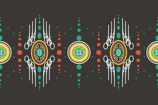 Ikat Seamless Pattern  ikat stripe batik textile seamless pattern digital vector design for Print saree Kurti Borneo Fabric border brush symbols swatches party wear
