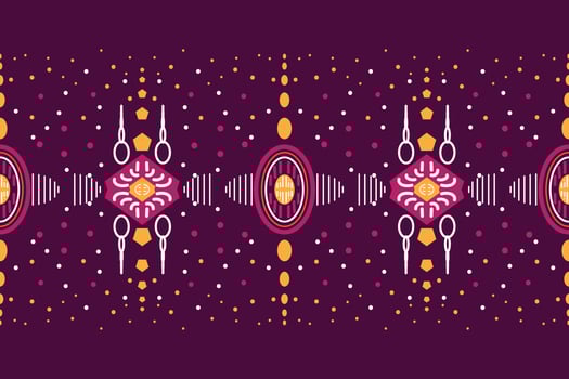 Ikat Seamless Pattern  ikat stripe batik textile seamless pattern digital vector design for Print saree Kurti Borneo Fabric border brush symbols swatches stylish