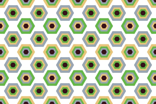 Trendy Modern geometric shapes seamless pattern It consists of a polyhedron such as a circle square triangle Used in the textile industry, fabric pattern, paper, wallpaper, book cover vector
