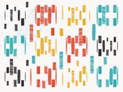 Freehand Sketch Drawing Aztec fabric Seamless Pattern Design Uzbek ikat-traditional silk product in Uzbekistan and Central Asia, vector