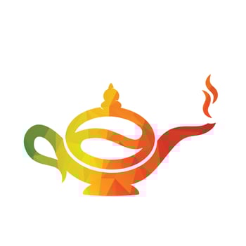Coffee Kettle logo design icon template.  Coffee pot design vector. vector