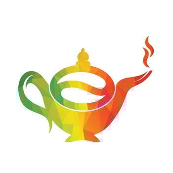 Coffee Kettle logo design icon template.  Coffee pot design vector. vector