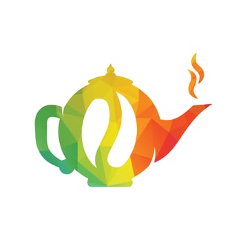 Coffee Kettle logo design icon template.  Coffee pot design vector. vector