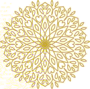 The beautiful Arabesque vector