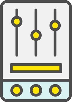Rgb light Control Vector Icon