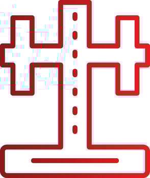 LCD Stand Vector Icon