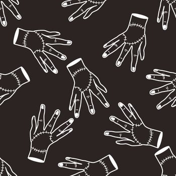 hand patterns with cuts vector