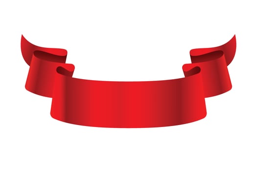 Shiny Banner Red 1 vector