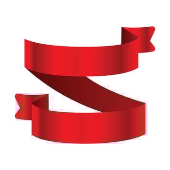 Shiny Banner Red 2 vector