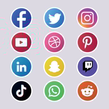 Social Media Pack vector