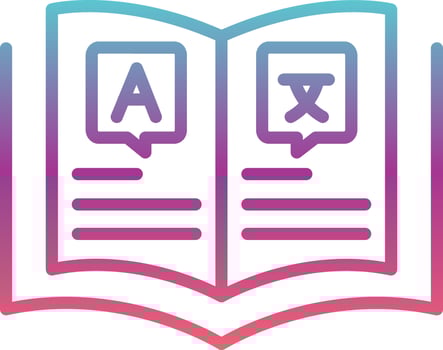 Dictionary Vector Icon