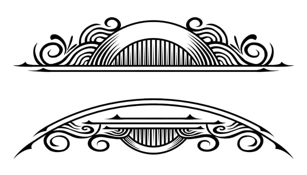 Free vector Vintage label lettering typography