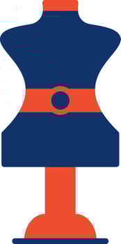 Mannequin Creative Icon Design vector