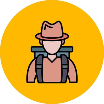 Adventurer Creative Icon Design vector