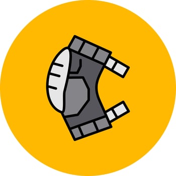 Kneepad Creative Icon Design vector