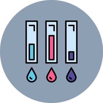 Ink Level Creative Icon Design vector