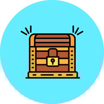 Chest Creative Icon Design vector