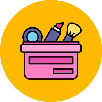 Make Up Bag Creative Icon Design vector