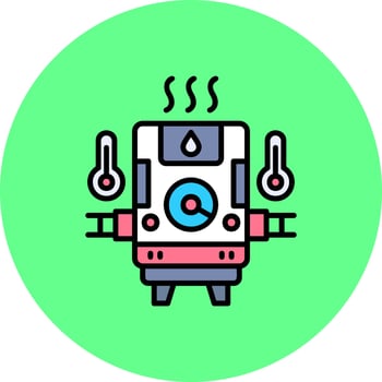 Water Heater Creative Icon Design vector