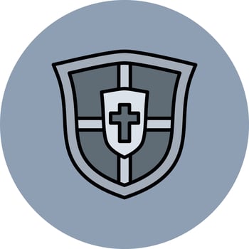 Shield Creative Icon Design vector