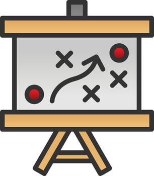 Contra Strategy Vector Icon Design